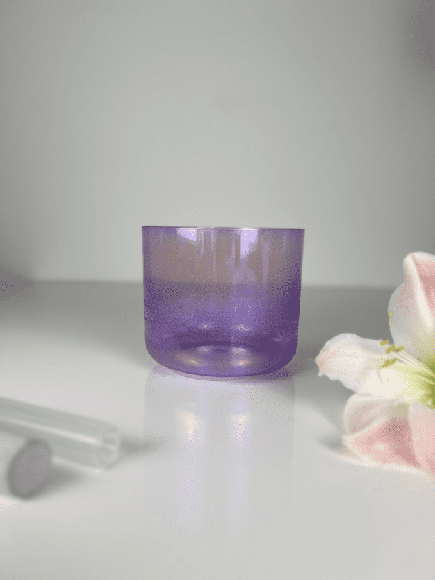 Kristall-Klangschale Aurora Amethyst - Image 4