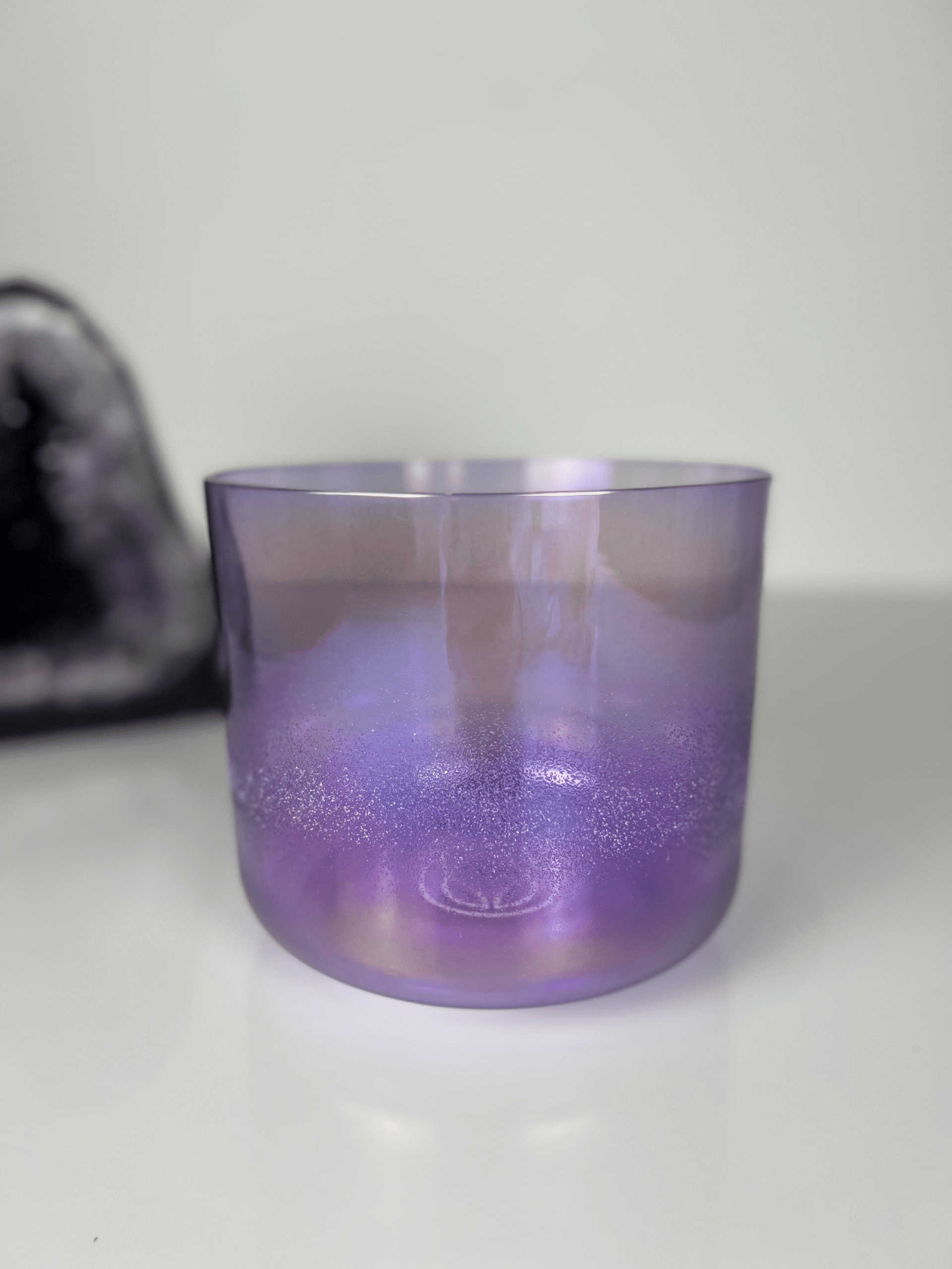 Kristall-Klangschale Aurora Amethyst