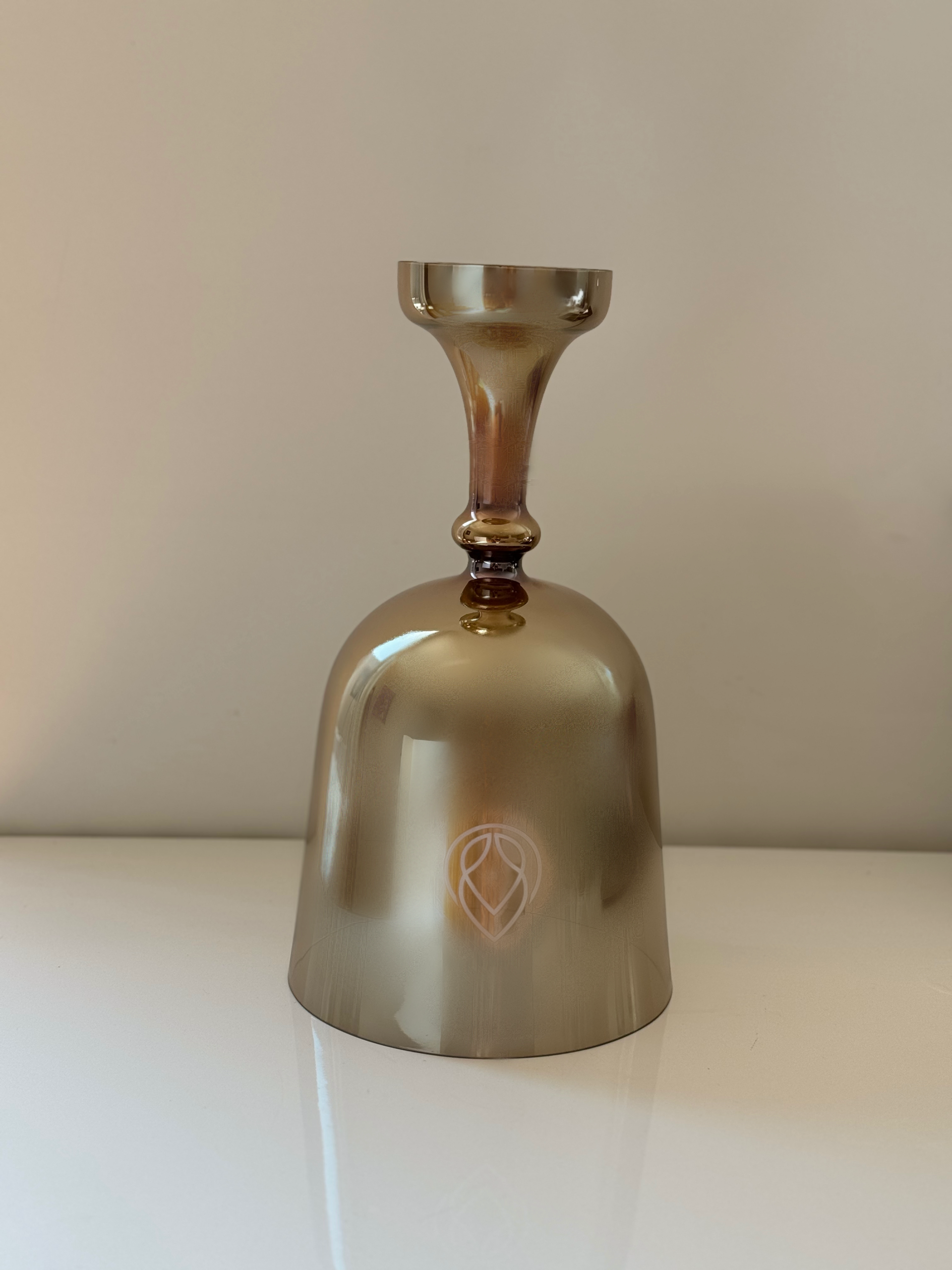 Kristall-Klangschale Bronze Balance Kelch